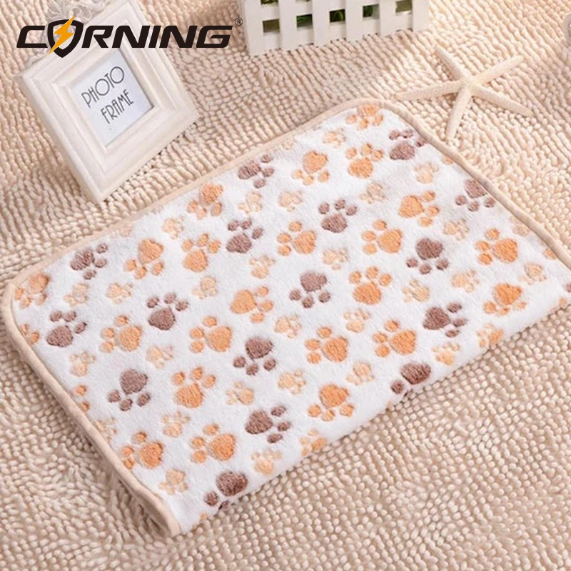 40X60CM Pet Blanket Super Soft Fluffy Winter Warm Dog Blanket Cute Warm and Comfortable Cat and Dog Cushion Blanket Pet Supplies - 3