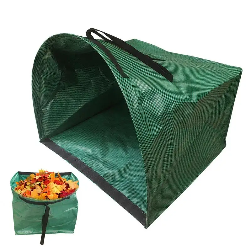 

150L Yard Waste Bags Lawn Garden Bags Leaf Bag With Handle Bag Garden Waste Bag Leaf Debris Collection Container Sack Trash Bag