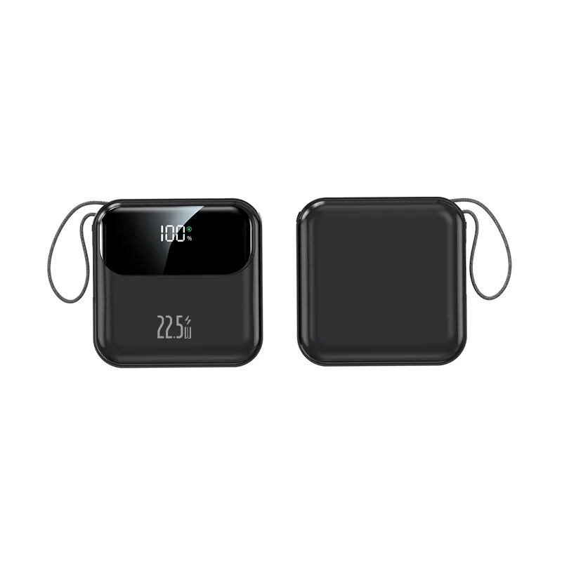 The New Mini Compact Comes with Its Own Cable Super Fast Power Bank 20000mAh 120W with Cable 5
