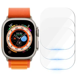 Apple Watch Ultra Screen Protector Set - 5 - Pack Tempered Glass, Anti - Scratch, Waterproof, HD Film - 49MM iwatch ultra 2 (3 - Pcs)