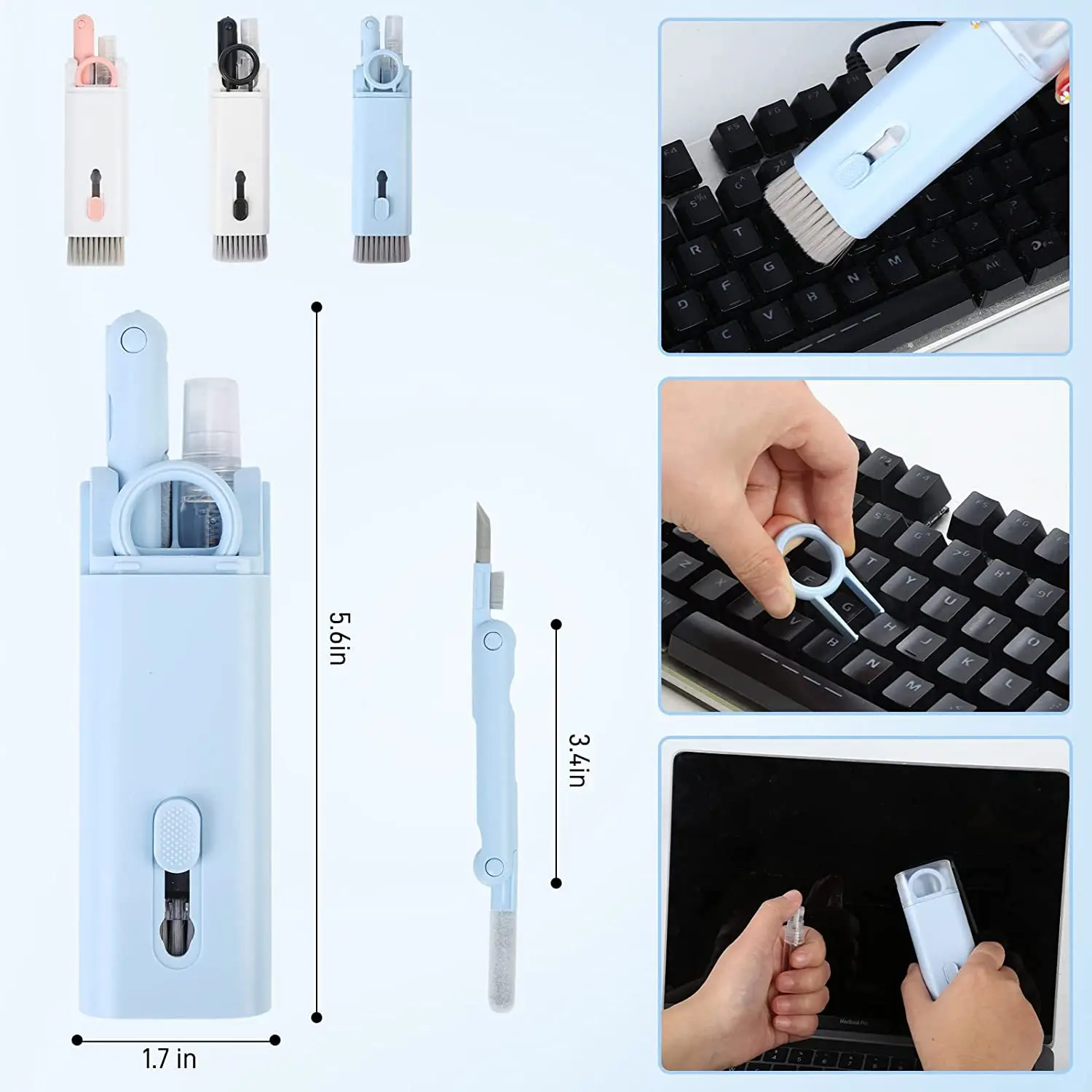 ǻ Ű Ŭ 귯 ŰƮ, ̾ û , iPad ޴ ȭ û , Űĸ Ǯ ŰƮ, 7-in-1