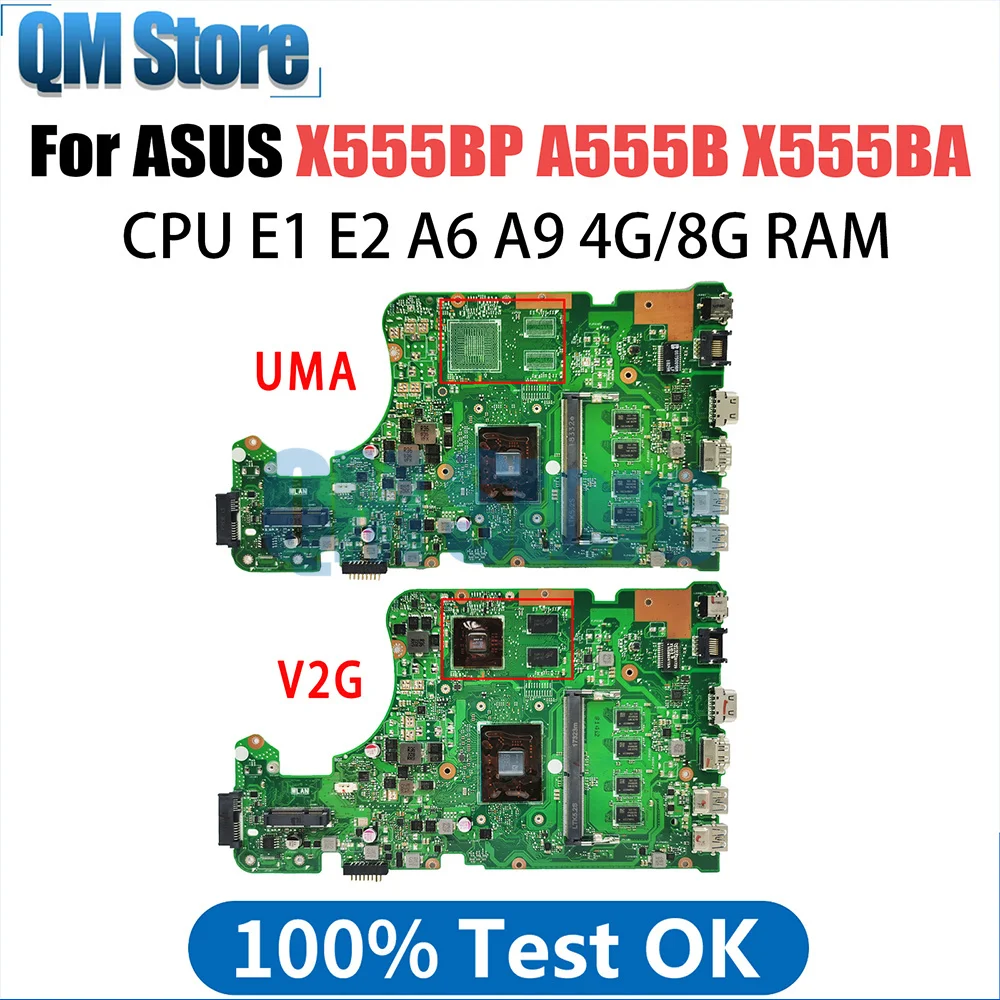 NOTEBOOK (โน้ตบุ๊ค) ASUS X555BP-XX202 (BLACK)
