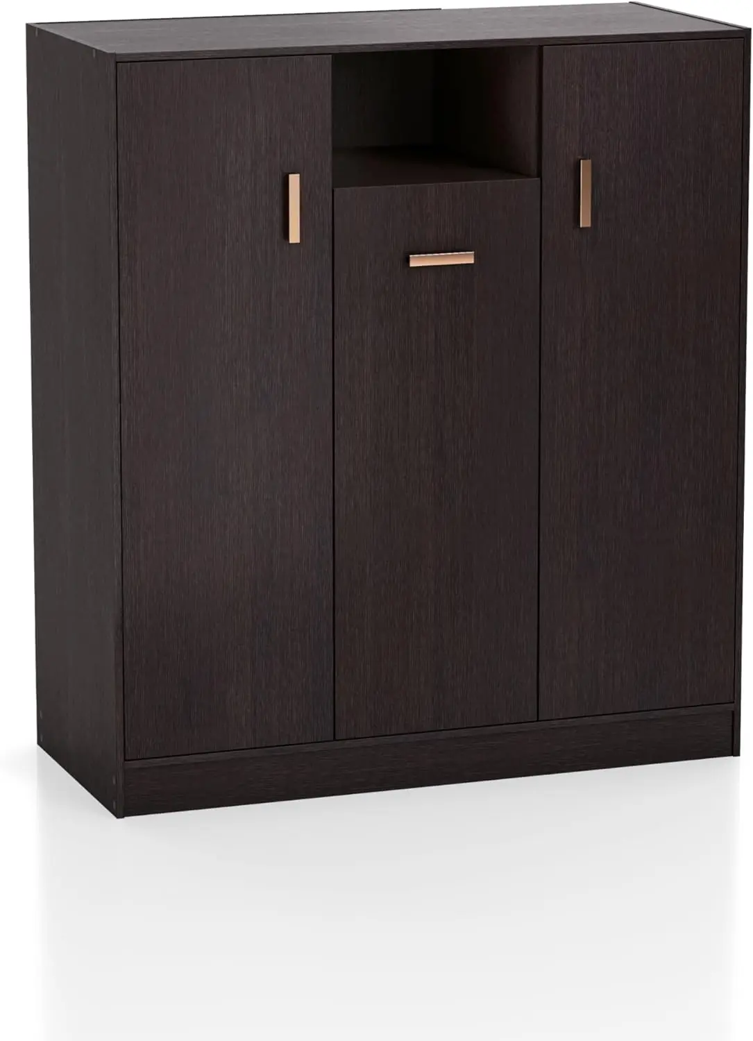 

24/7 Shop at Home Barry Modern Storage Cabinet with Doors and Shelves, Free Standing Shoe Organizer for Entryway, 20 Pairs
