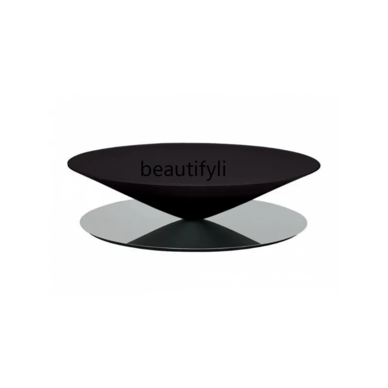 

Customized Nordic Light Luxury Creative Designer Artistic Style Conical Coffee Table Model Room Living Room Bar Coffee Table