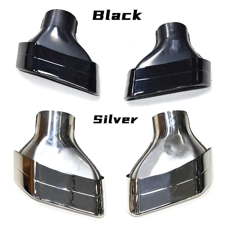 304 Stainless Steel Car Exhaust Tip For G30 G31 525i 530i 528i Muffler Tip Square Nozzle Original Design Tailpipe Tips