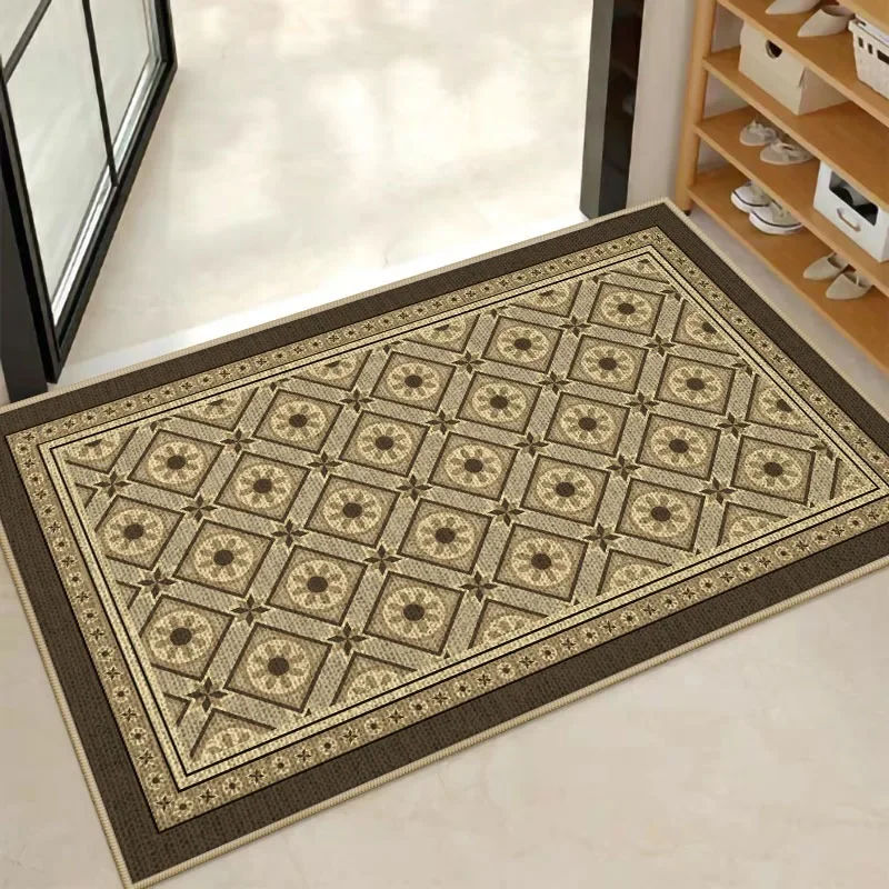 Europe Style Advanced Feeling Carpet Living Room Sofa Bedroom Study Kitchen Entrance Door Mat Non-slip Modern Home Decor Rug