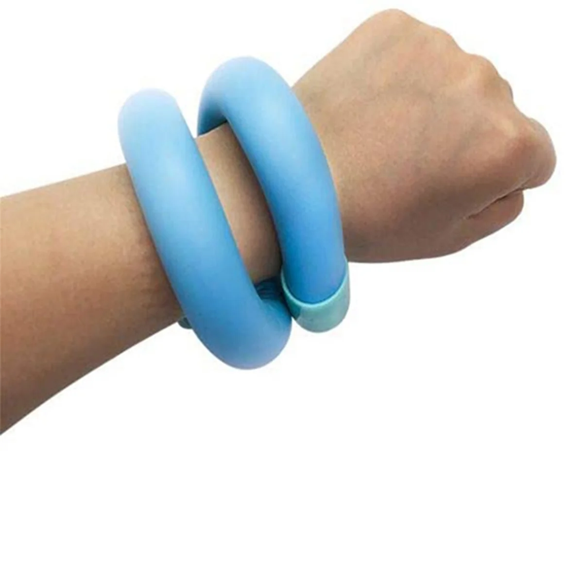 BAAU New Design Weight Bearing Wristband Can Be Bent At Foldable Exercise Assisted for Swimming Yoga Running Blue