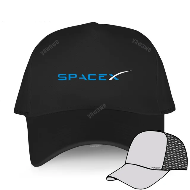 Spacex Space X Logo Baseball Caps 