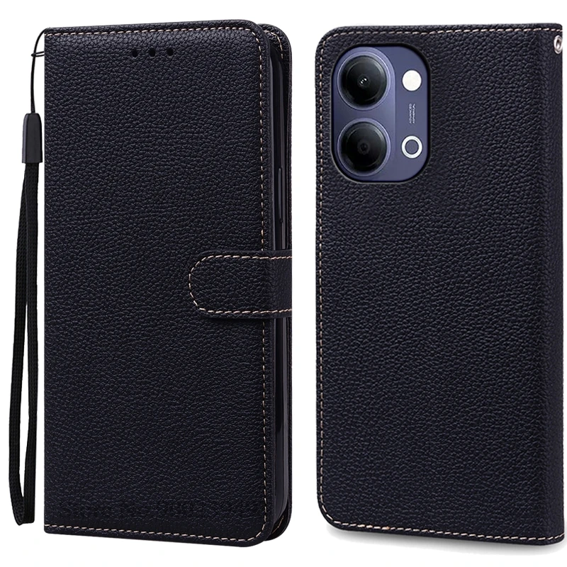 Leather Wallet Flip Case - Stylish Book Cover