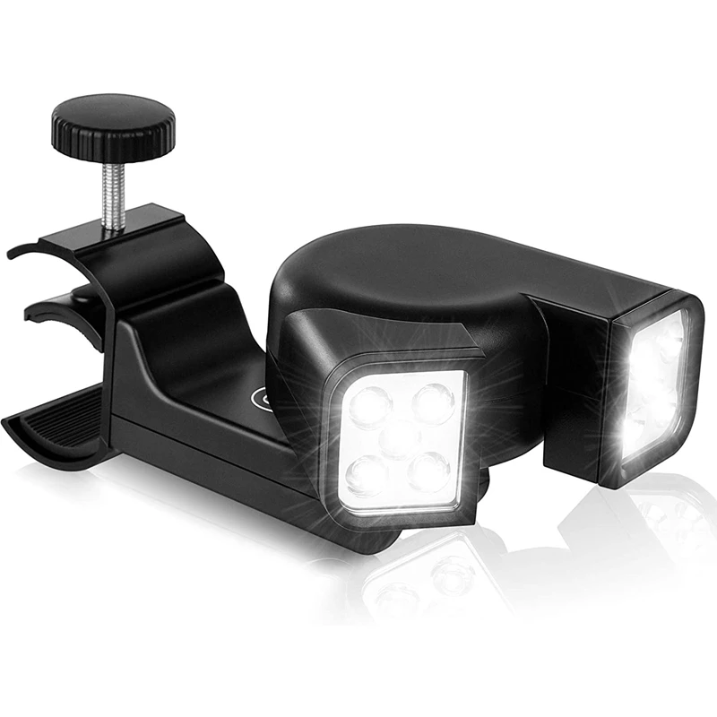 Grill Lights For BBQ Waterproof-Press Switch & 10 Super-Bright Barbecue Led Lamp Heat Resistant & Flexible Light