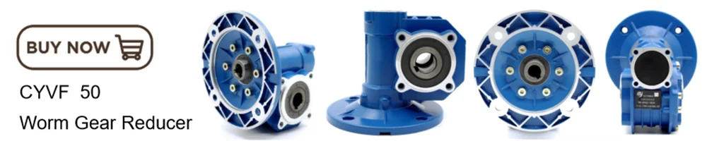 Description Picture 4 of itemCYAutoman Worm Gearbox Reducer NMVF110   Input 19/24/28/38mm Output 42mm Ratio 5:1/100:1  Free maintenance  Speed  Gear