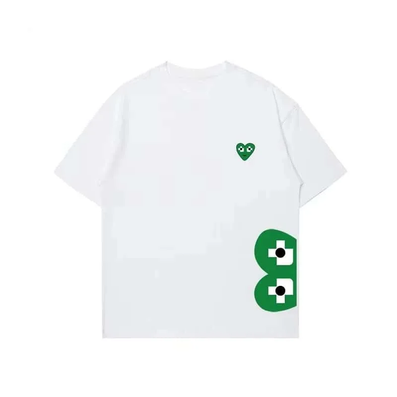 Loose Short Sleeved T Shirt Fashion Brand Pattern Printed Cotton Short Sleeve T-Shirt Street Style Breathable Couple