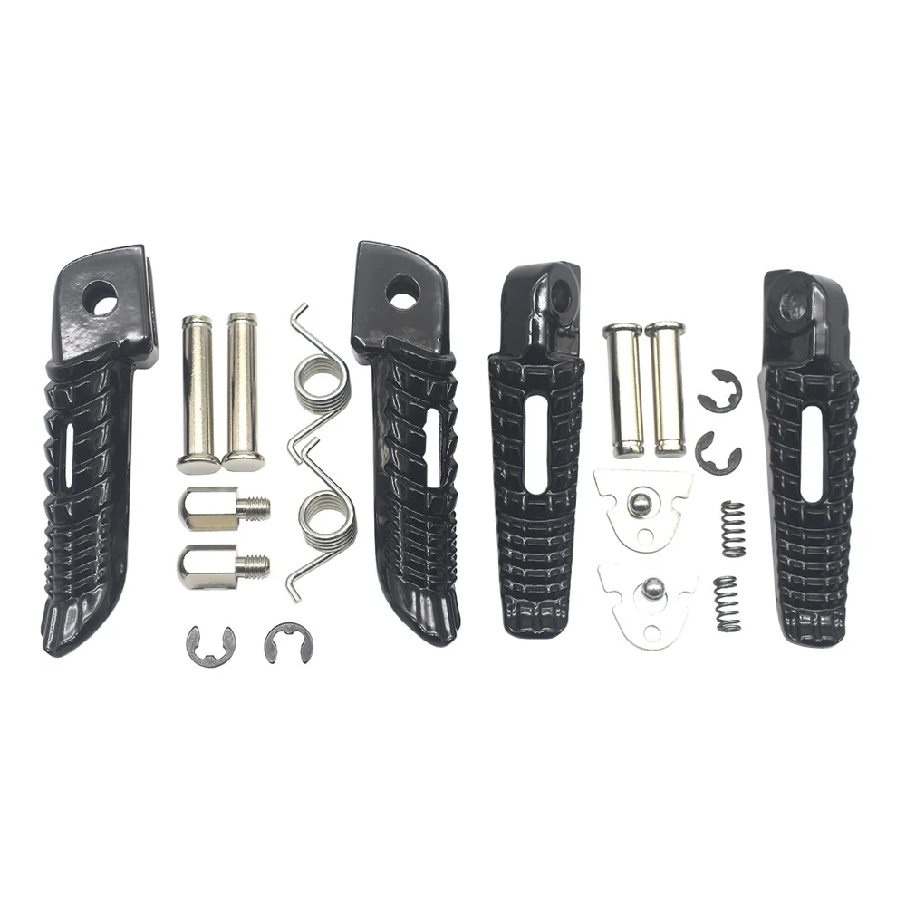 Motorcycle Front / Rear Footrests Foot pegs For Suzuki GSR400 GSR600 GSXR600 GSXR750 GSXR1000 GSX1300R GSXR1300 B-king SV1000