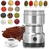 400W Food Coffee Grinder Electric Portabl Household Pepper Legumes Bean Grinding Machine Stainless Kitchen Grain Chopper Tool 2