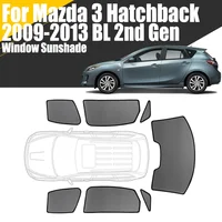 Custom Magnetic Car Window Sunshade For Mazda 3 BL Hatchback 2009-2013 2nd Gen Curtain Mesh Front Windshield Frame Curtain 1