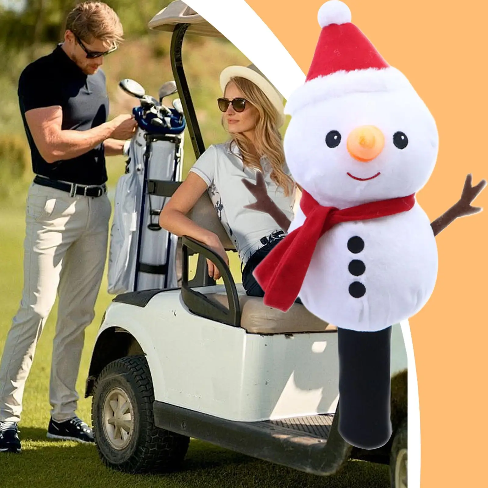 Club Covers Christmas Club Head Cover Stylish Driver Protector For Women Men Outdoor Driving Range Practice Tournament Clubhouse