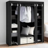 Closet Wardrobe Portable Closet for Bedroom Clothes Rail with Non-Woven Fabric Cover Clothes Storage Organizer  12 Compartments 1