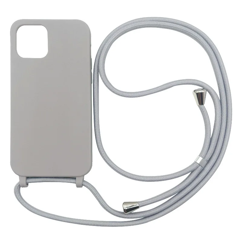 Versatile Crossbody Necklace Strap with Soft Silicone Case Cover