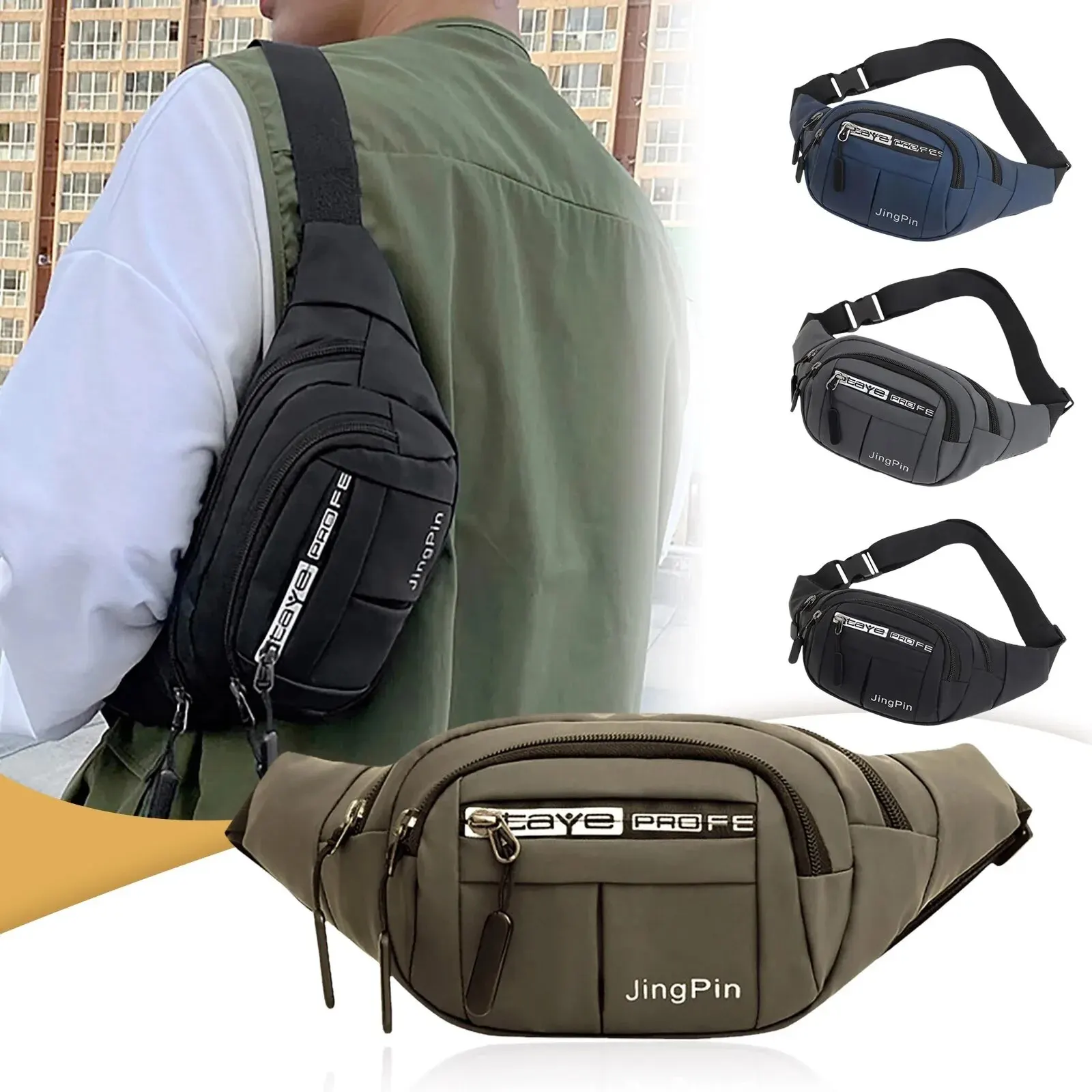 Versatile Fashion Crossbody Chest Bag for Outdoor and Casual Use
