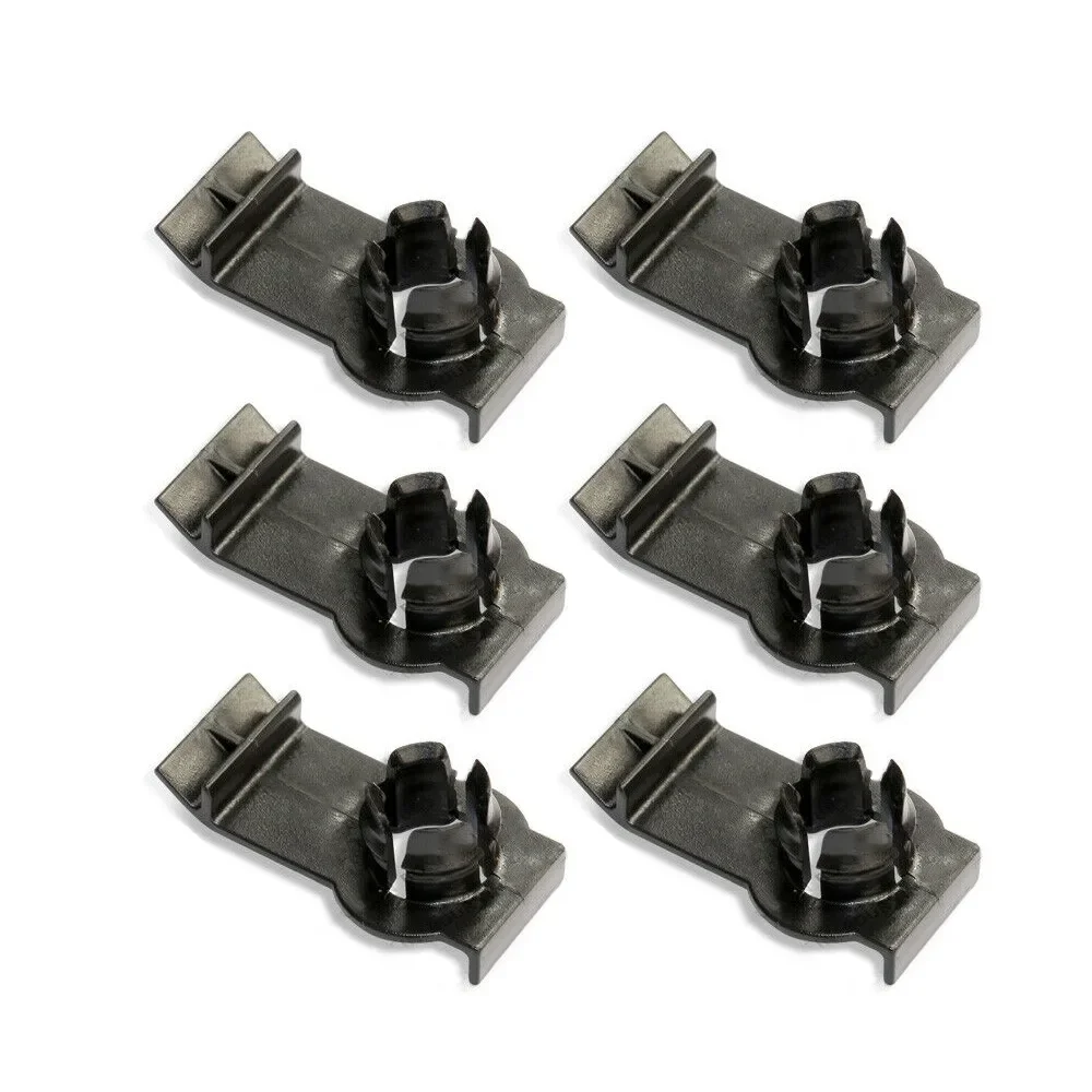 6PCS Window Regulator Repair Clip  FRONT LEFT / RIGHT  For BMW X5 E53 2000-2006 Pack  51338254781 6pcs window regulator clip brackets auto vehicle front right left repair bracket for bmw x5 e53 2000 2006 51338254781