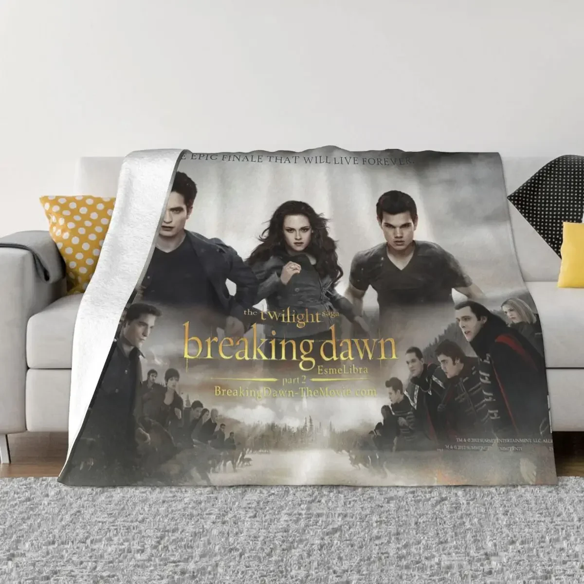 The Twilight Saga Breaking Dawn Blankets Edward Bella Jacob Black
