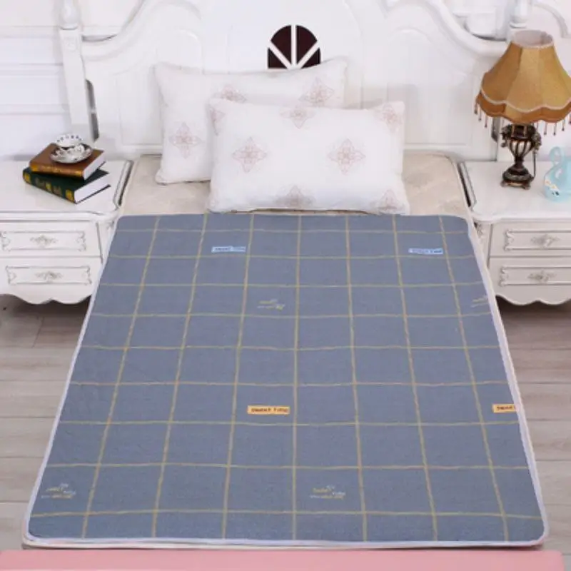 노인용 방수 세탁 가능 통기성 수분 흡수 대형 기저귀 패드 크롤러 매트 침대 케어 패드 소변 패드