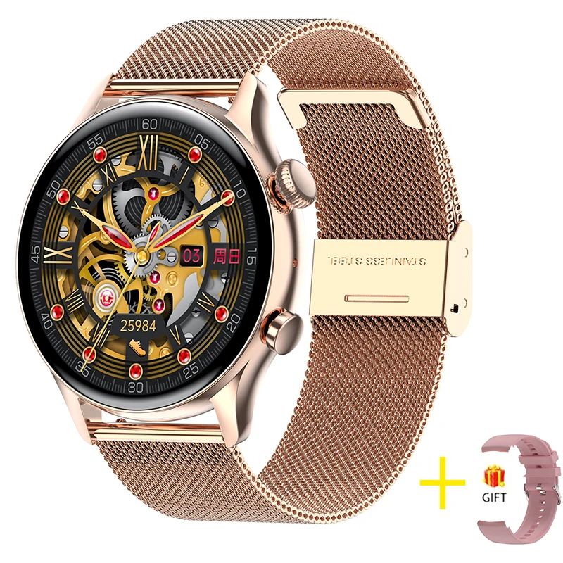 LIGE NFC Bluetooth Call Smartwatch Men 1.3 inch AMOLED 360*360 Screen Support Always On Display New Smart Watch Password Unlock 