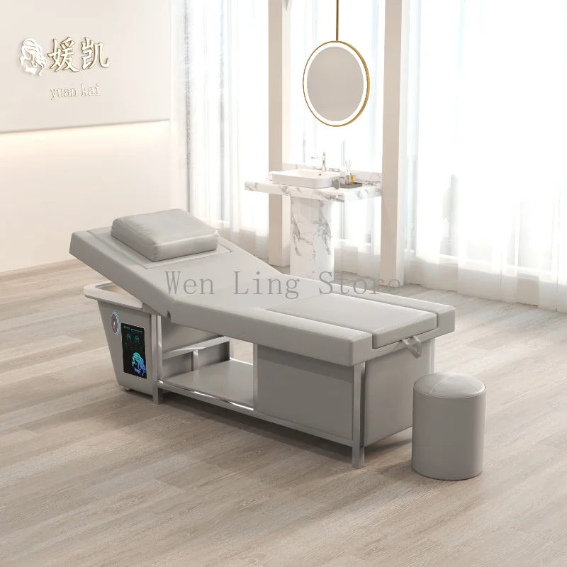Pedicure Hair Washing Chairs Cosmetic Aesthetics Hydrotherapy Shampoo Chair Stretcher Silla Peluqueria Furniture Barberia MQ50SC