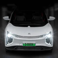 1:24 HiPhi X SUV Alloy New Energy Car Model Diecast Metal Electric Intelligence Vehicles Car Model Sound and Light Kids Toy Gift 2
