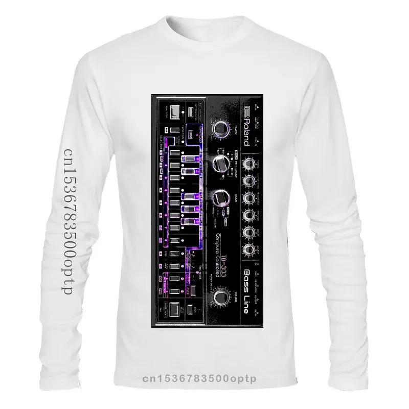 Мужская одежда Roland 303 футболка 41 Acid Edm Skool Rave House Music винтажный синтезатор Moog с