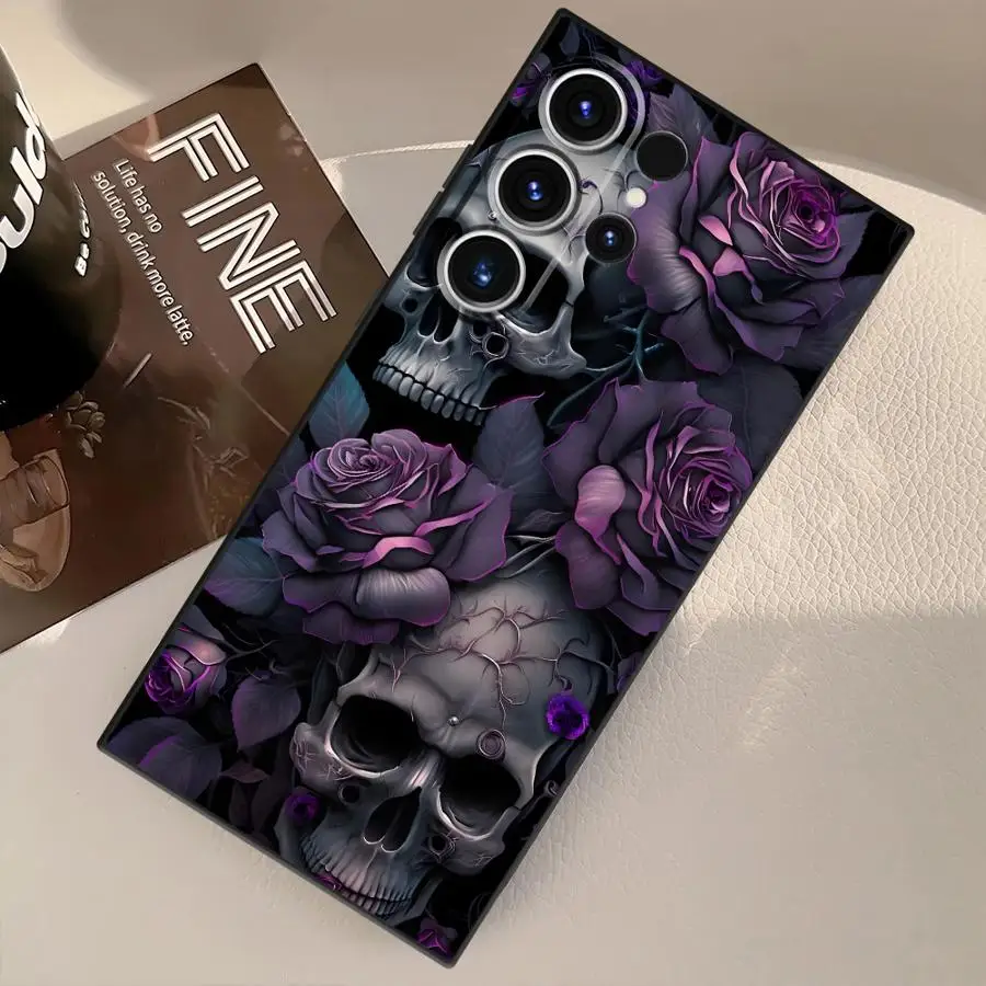 Fashion Pink Skull Phone Cover Case - Stylish Protective Design