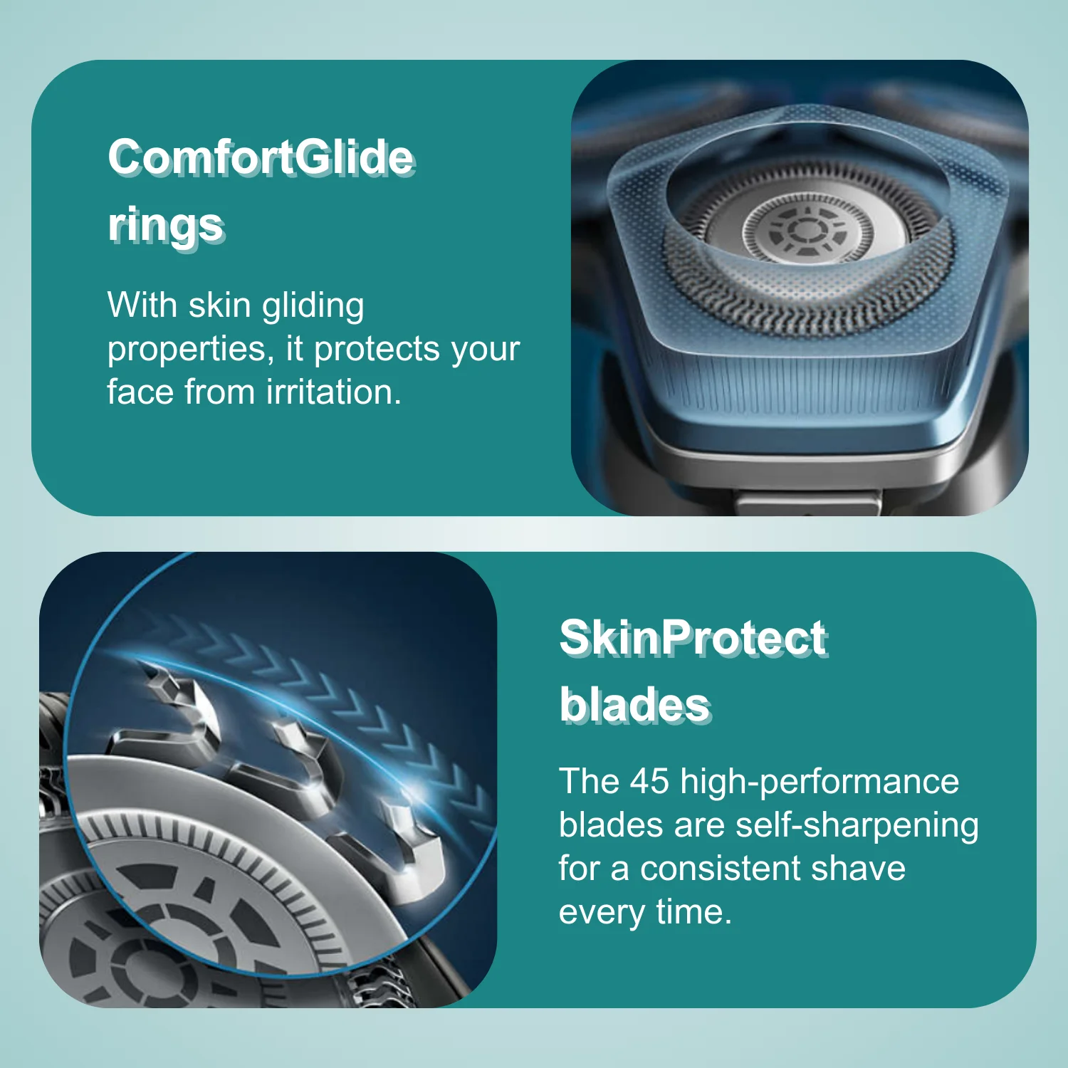 Philips Norelco S7788، حلقات مريحة/جافة، شفرات حما...