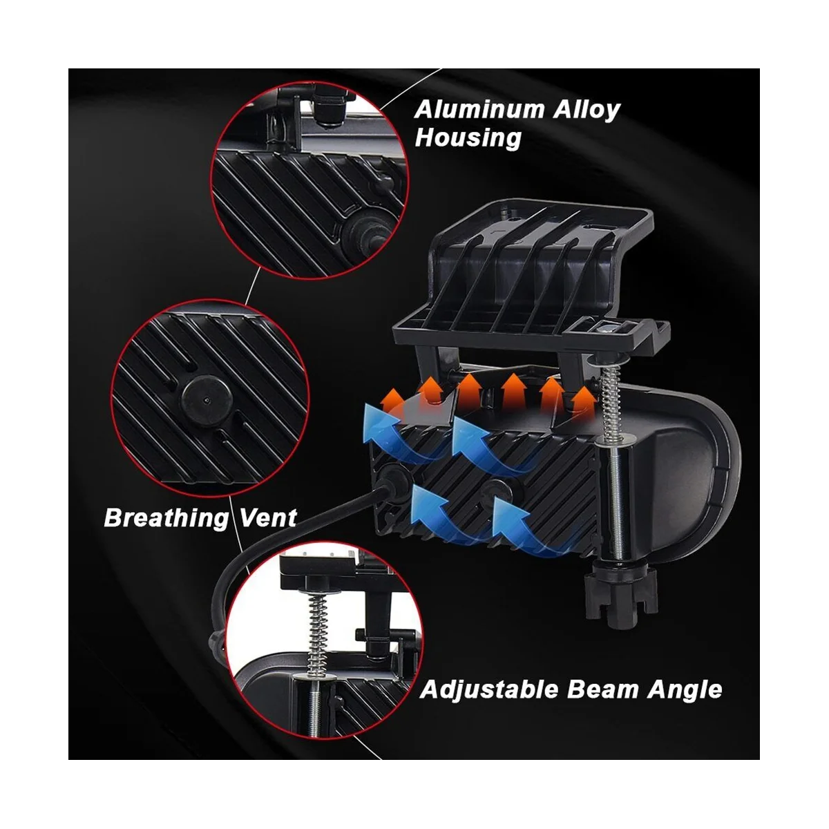 

1 Pair High Intensity Yellow LED Front Fog Lights for 99-02 00-06 Retrofit Headlights