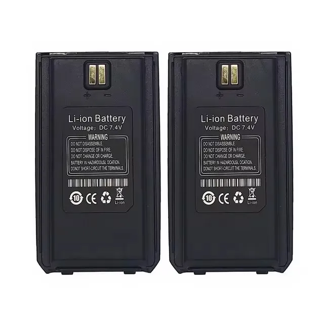 BAOFENG X3PLUS Battery 7.4V 6600mAh High Capacity Long Standy Spare Battery For BF-X3Plus Two Way Radio X3 Plus Extra Battery 6