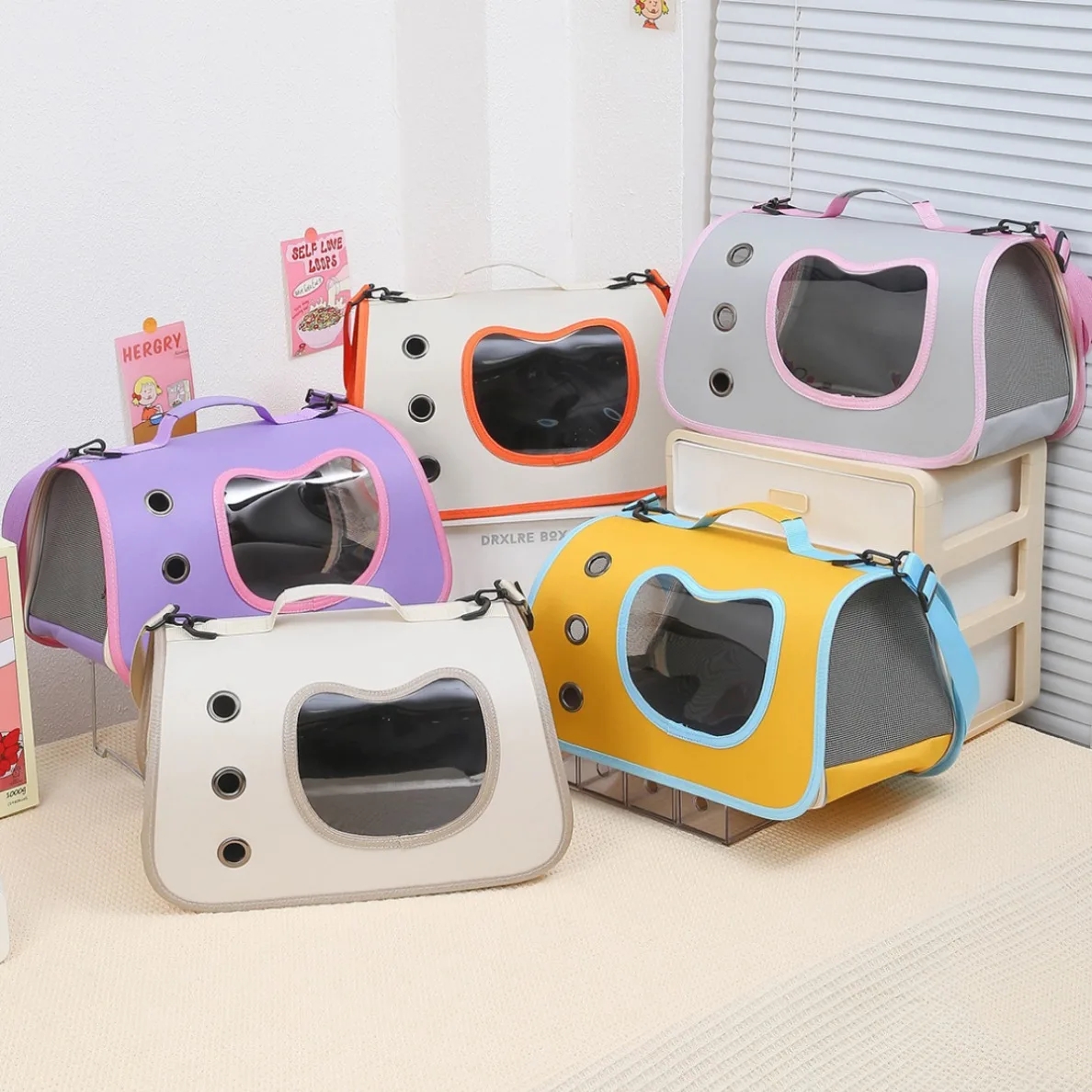 Functional Outdoor Pet Cat Folding Portable Bag Breathable Space Cabin Single Shoulder Portable Dog Backpack pet carrier backpack,pet bag,pet carrier bag