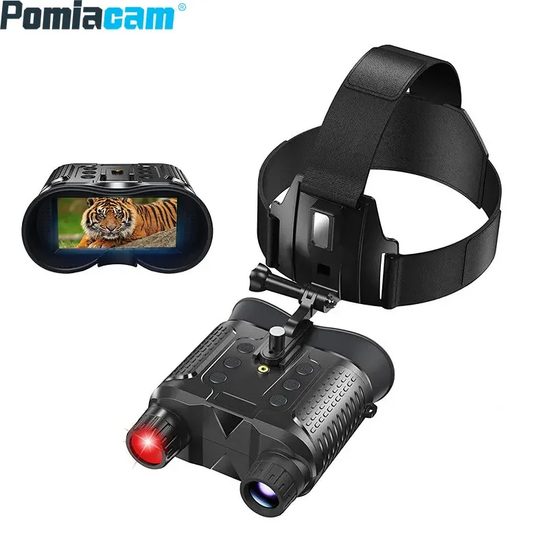 8X Digital Zoom Night Vision Goggles Infrared Head mounted HD Night Vision Device Telescope NV8160 Tactical Helmet Binocular