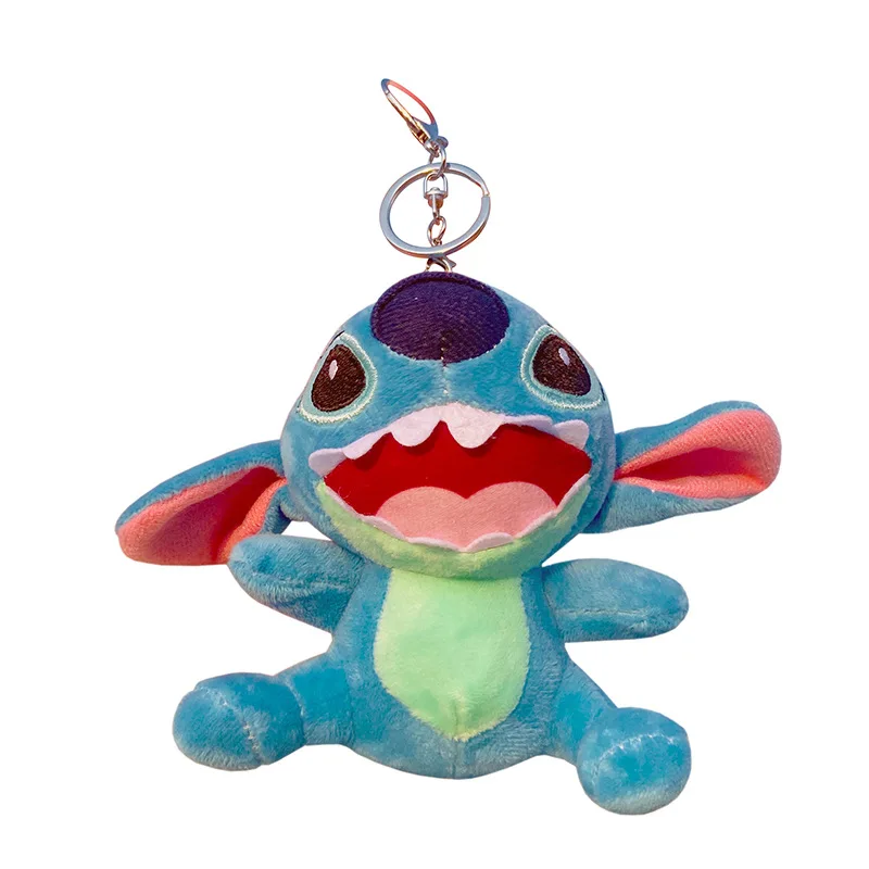 

Disney Stitch Stuffed Plush Keychain Toy Cartoon Stuffed Animal Model Stitch Small Pendant Children's Backpack Keychain Toy Gift