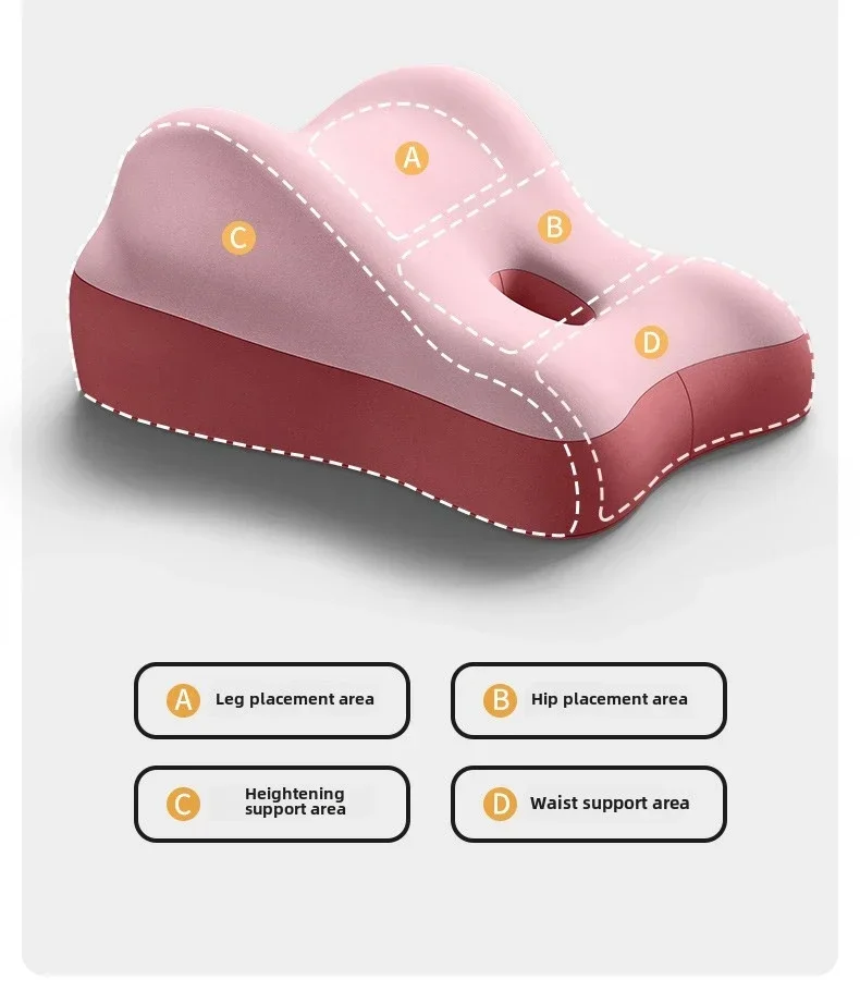 multi-functional bedroom couple pillow hip cushion