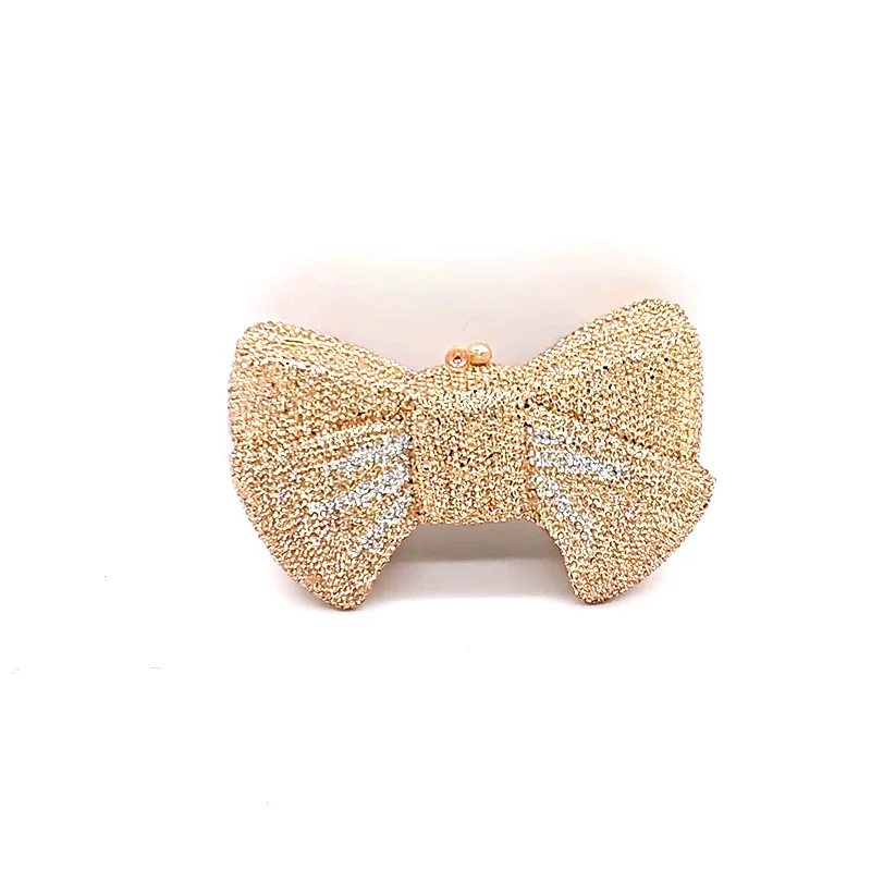 Classical women accessories diamonds luxury clutches bow knot crystal purses Bridal wedding party Popsicle purses