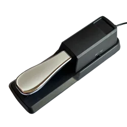 Universal Digital Piano Sustain Pedal with Polarity Switch and 1/4'' Input Plug (Black)