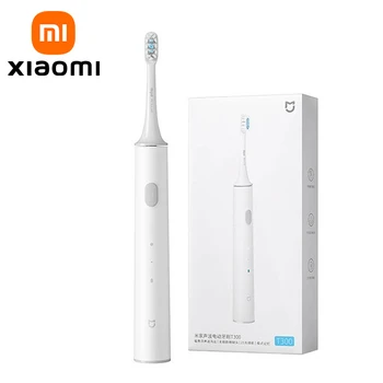 XIAOMI-미지아 T300 방수 스마트 소닉 전동 칫솔, 울트라 소닉 미백 칫솔, IPX7