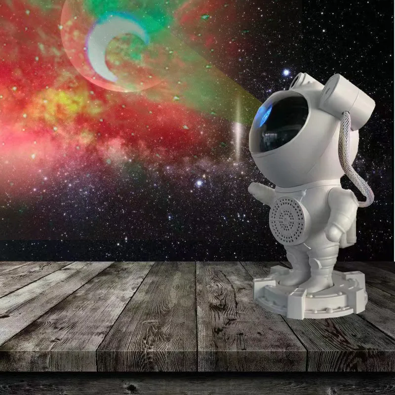Galaxy Astronaut Proiettore Bluetooth Music Speaker Timer Nebula Star Space Projector Luce Notturna Per Bambini Regalo Home Decor