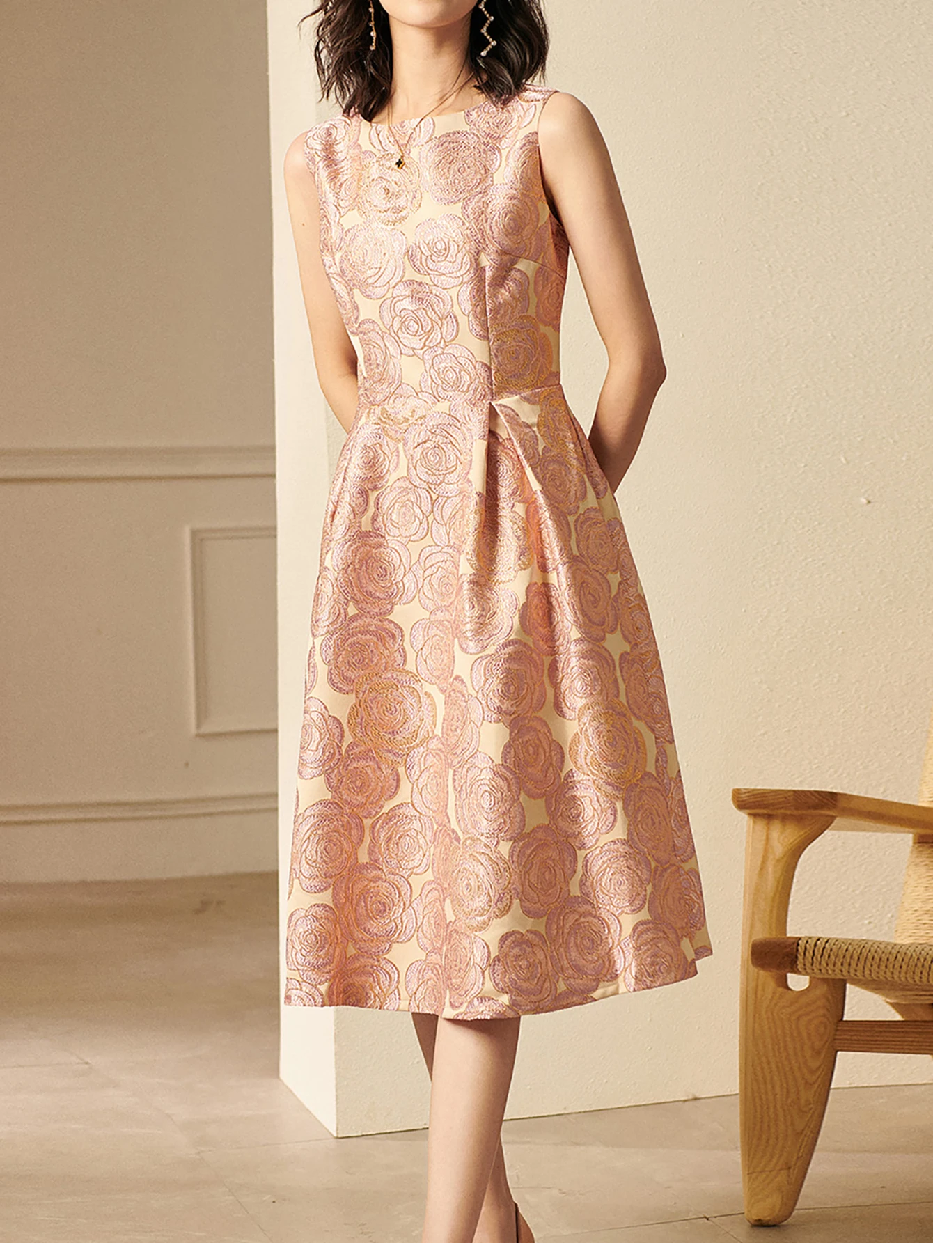 DEVCHATA أنيقة المرأة بلا أكمام الصيف الجاكار بوهو...