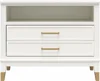 Westerleigh Wide Nightstand, White 1