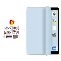 Premium Smart Folio Tablet Case with Enhanced Protection and Versatile Stand Functions - 2025 iPad Air 13 M3 (Sky Blue)