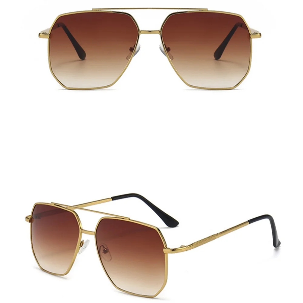 Vintage Luxury Sunglasses for Men Women Fashion Square Frame Sun Glasses Outdoor Shades UV400 Protection Goggles Eyewear Gifts