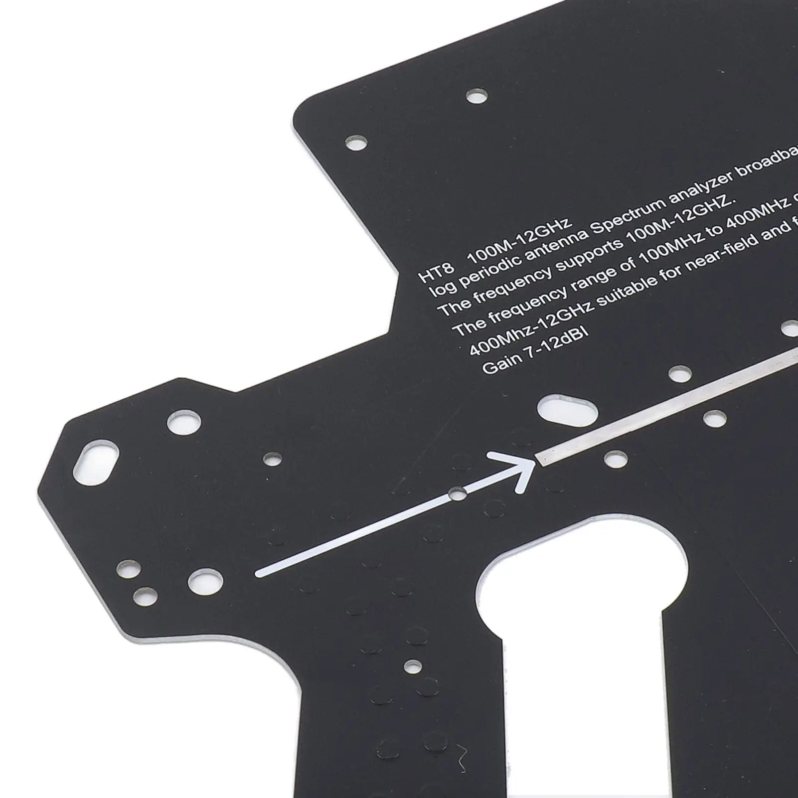 HTOOL HT8 Handheld Passive Log Periodic Antenna 0.1-12GHz,Direction Antenna for SA6 Analyzers,Highly Accurate,Gain 7~12dBi