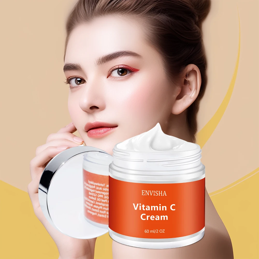 Vernice crema viso vivimin C cura della pelle antirughe invecchiamento idratante ridurre i pori sbiancamento liscio rassodante bellezza salute - immagine 3