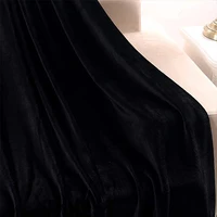 Soft Warm Coral Fleece Flannel Blankets For Beds Faux Fur Mink Throw Solid Color Sofa Cover Bedspread Winter Plaid Blankets 4