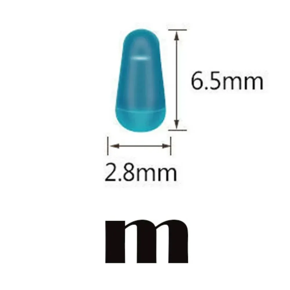 Fishing Floats 100Pcs/lot Rubber Space Beans Sea Carp Fly Fishing Blue Rubber Oval Stopper Fishing Float Bobber